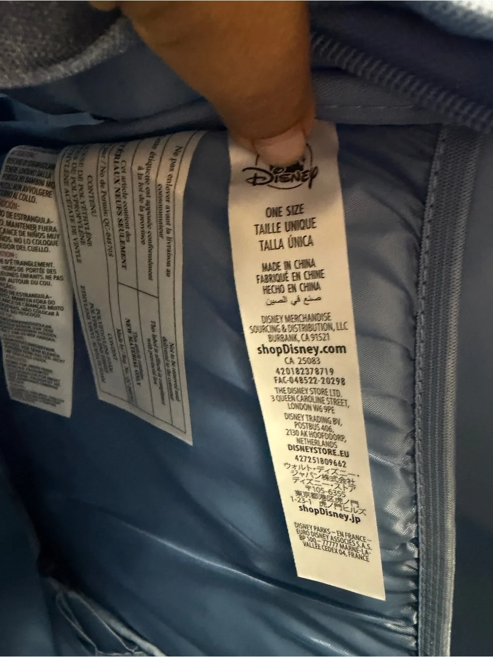 Walt Disney Pictures blue Backpack